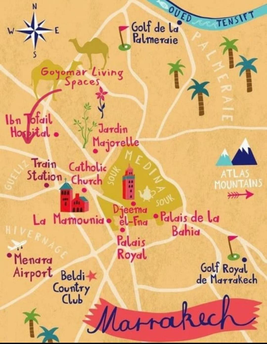Appartamento 5 Minutes De La Gare Et Centre Piscine Parking Marrakesh